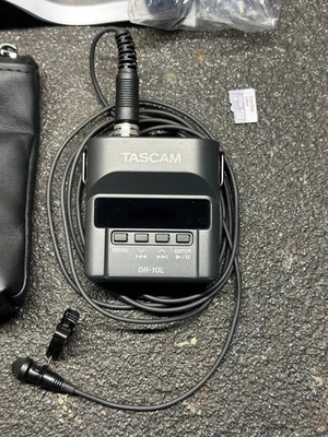 Tascam DR-10L Portable Digital Audio Recorder with Lavalier Microphone - Image 1 of 4