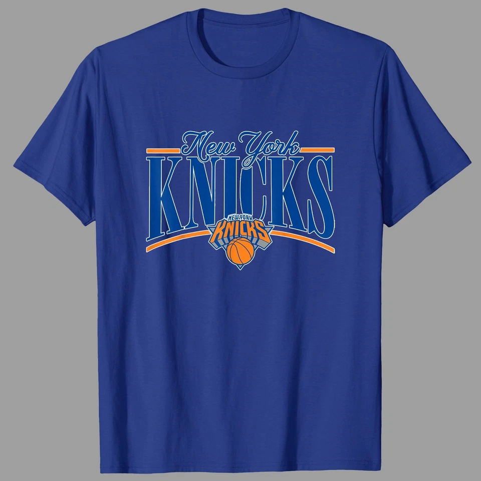 Camiseta de baloncesto de la NBA New York Knicks Logo Arch - Multicolor, S-5XL Foto 1 de 4