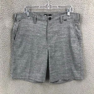 Hurley Hybrid Casual Board Shorts Trunks Surf Swim Men’s 34 Marled Gray 10744 - Picture 1 of 11