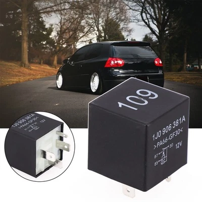 ECU Fuel Pump Relay ECU Fuel Pump Relay 1008300003 1J0906381A Black &Silver - Image 1 of 4