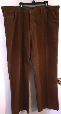 Pantalones Boden Para Hombre Algodón Terciopelo Pierna Recta Botón Mosca Marrón 42 x 30 Foto 1 de 4