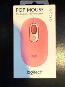 LOGITECH Studio Series Pop Mouse Wireless Silent Touch Heartbreaker Rose Neu - Bild 1 von 2