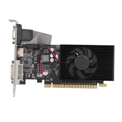 GT730 4GB GDDR3 128Bit Graphics Card With Cooling Fan PCIe 2.0 16X Gaming - Image 1 of 4