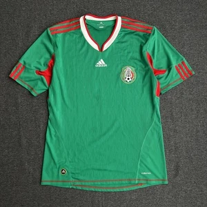 Camiseta de fútbol Adidas para hombre verde medio de la selección nacional de México 2010 - Imagen 1 de 12