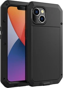 Custodia Gorilla Metal Resistente Antiurto per iPhone 14 360 Completa - Foto 1 di 8