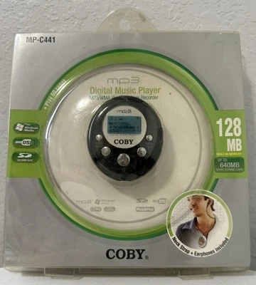 VTG 2005 Coby MP3 Digital Music Player MP3/WMA Player & Voice Recorder 128 MB - Image 1 of 4