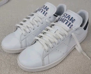 Adidas Stan Smith Stitch Logo Men's Originals - H04333 - Mens Size 12 - Picture 1 of 13