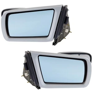 Mirror Set For 1994-2000 Mercedes Benz C280 Heated Manual Folding Left and Right - Picture 1 of 11