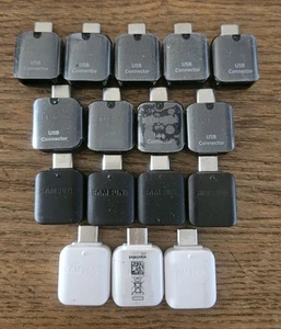 Samsung OTG Adapter USB C Type C to USB A Connector Data Transfer Bulk LOT of 17 - Picture 1 of 1