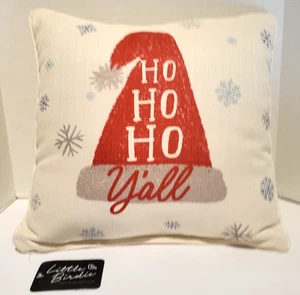 Little Birdie dekoratives Dekokissen Ho Ho Y'all 15" x 16" - Bild 1 von 10