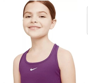 Neu Nike Mädchen Pro Dri-Fit Swoosh Sport-BH MEDIUM  - Bild 1 von 4