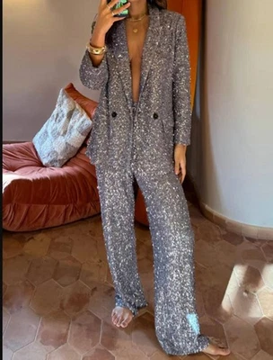 Never Fully Dressed Sophisticated Sequins Blazer Size 6 - Image 1 of 4