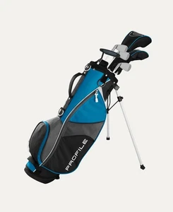 NUEVO Juego Completo Wilson Golf Kids Profile JGI - Talla Grande 56-63 Pulgadas Azul Derecha - Imagen 1 de 9