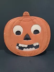 Vintage 1930s Halloween Diecut Paper Pumpkin 10" Germany Jack-o-lantern Rare - Picture 1 of 7