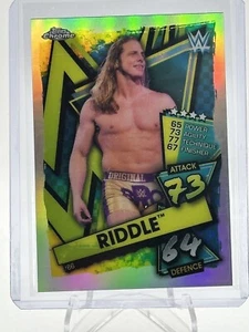 2021 Topps Chrome WWE Slam Attax #86 Matt Riddle Refractor AEW NXT TNA King Bro - Picture 1 of 4