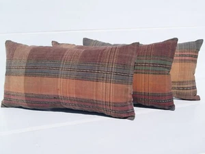 bohemian pillow living room decor vintage kilim pillow,turkish kilim rug 24"X12" - Picture 1 of 4