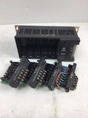 GENERAL ELECTRIC Rack IC610CHS100A 115/230Vac 50-60Hz (4 modules included) - Image 1 of 4