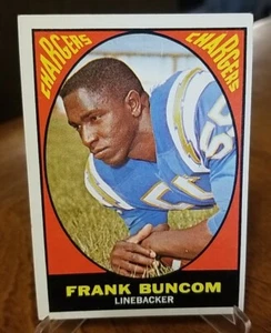 1967 Topps #130 Frank Buncom Chargers  - Picture 1 of 2