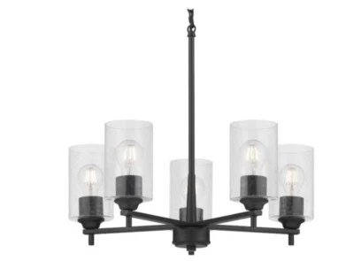 Chandelier - 5 Light - Black - Progress Lighting - p400330 - Image 1 of 2