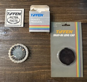 Tiffen 49mm SR Polarizer Filter 52mm Snap In Lens Cap In Box Taiwan USA Org Box - Picture 1 of 18