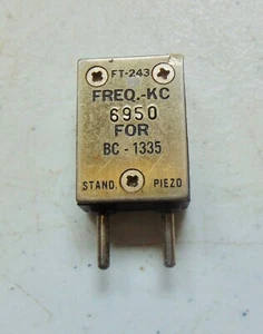 6950 KC Ham Military Radio FT-243 Vintage Quartz Crystal - Picture 1 of 2