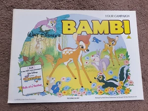 Bambi - Synopsis sheet from 1970's Walt Disney - Imagen 1 de 3