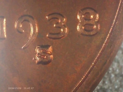 1938 s/s/s Triple s Error.  BU+++ red uncirculated beauty. Extremely rare error. - Image 1 of 4