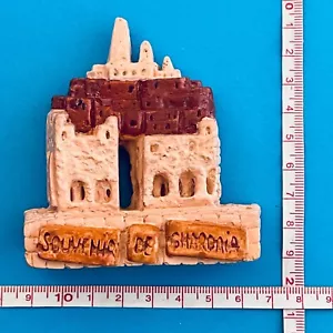 ARGELIA / GHARDAIA / AUTÉNTICA CASA MZAB / IMÁN NEVERA RECUERDO HECHO A MANO - Imagen 1 de 12