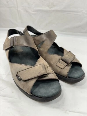 SANDALIAS DUREA GREENWAY CUERO Mujer Talla 8 Marrón Foto 1 de 4