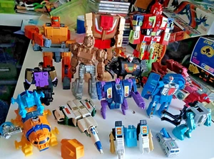 LOTTO TRANSFORMERS E ROBOT VARI LOOSE RICAMBI BOMBER MUGEN DIACLONE VINTAGE 80 M - Foto 1 di 8