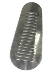 Beetl e Chrome Louvered Fan Belt Guard Pulley Cover With Fittings Classic T1 Bug - Picture 1 of 2