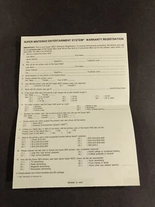 inserto registrazione super nintendo snes - Foto 1 di 2