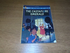 HERGE ADVENTURES OF TINTIN Book - The Castafiore Emerald - Magnet 1983 Edition - Imagen 1 de 9