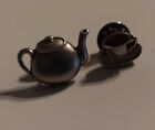 Collectible Set Vintage Tea Pot Cup/Saucer Lapel Hat Pin