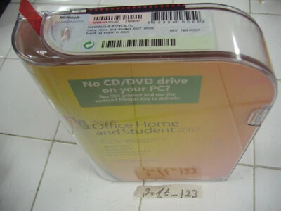 Microsoft MS Office 2007 Home and Student for 3 PCs Full English=NEW SEALED BOX= - Image 1 of 4