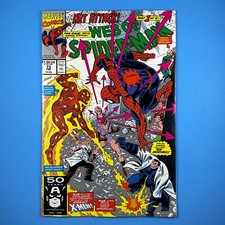 Web of Spider-Man #73 Art Attack Part 1 Marvel Comics 1991 Fantastic Four X-Men