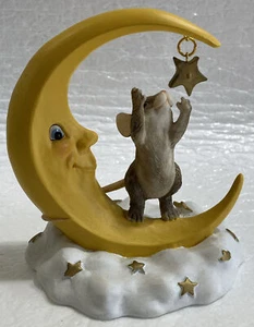 Charming Tails ~ REACH FOR THE STARS Mouse Figure 97/718 ~ Fitz & Floyd ~ In Box - Picture 1 of 14