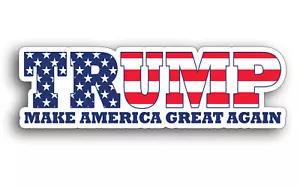 Calcomanía pegatina parachoques bandera de coche camión camión camión camión Donald Trump - Imagen 1 de 1