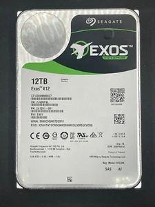 ST12000NM0027 Seagate Exos X12 12TB 12Gb/s 7.2K 256MB SAS 3.5" Hard Disk Drive - Afbeelding 1 van 5