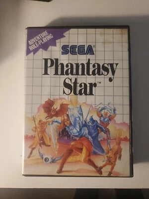 Sega Master System -  phantasy star - boxed PAL with repro manual complete. READ - Image 1 of 4