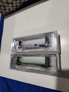 (2) WALTHERS N SCALE 932-28207/ 932-28211 Metal GSC 50' FLAT CARS SOO LINE & BN - Picture 1 of 6