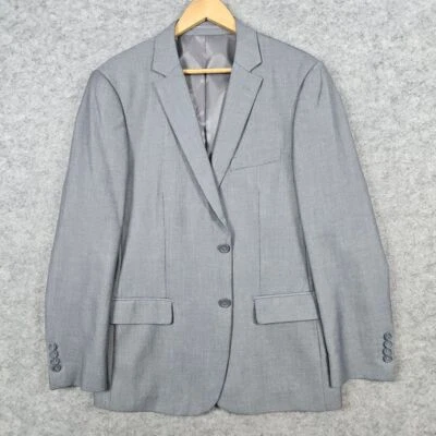 Blazer Giorgio Fiorelli Para Hombre Gris Talla 40R Superlux Mezcla Poliéster PEQUEÑO PUNTO Foto 1 de 4