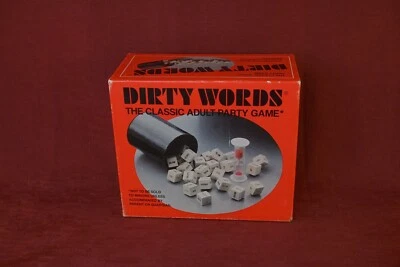 Dirty Words Dice Classic Adult Party Game Naughty Funny Sentences VTG - Image 1 of 4