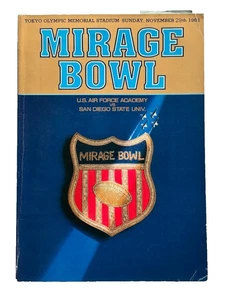 Mirage Bowl 1981 Programm USAF vs San Diego State Tokyo National Stadium - Bild 1 von 6