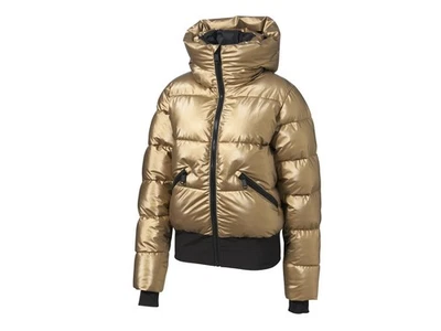 CRIVIT® CRIVIT Damen Skijacke, im trendigen Cropped-Schnitt (gold, S(36/38)) - B-Ware