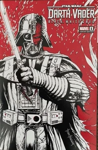 Star Wars: Darth Vader Black White & Red #1 Battle Damage Kirkham Whatnot Exclus - Picture 1 of 2