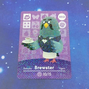 Brewster 302 Animal Crossing Amiibo Card Series 4 Lightly Played Authentic - Picture 1 of 2