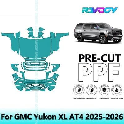 PreCut Paint Protection PPF Kit For GMC Yukon XL AT4 2025-2026 - Image 1 of 4