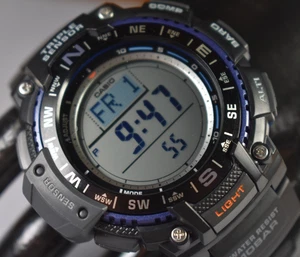 IOB! NEW Casio SGW1000-1A (3439) Triple Sensor Men's Compass Watch NEW BATTERY! - Picture 1 of 10