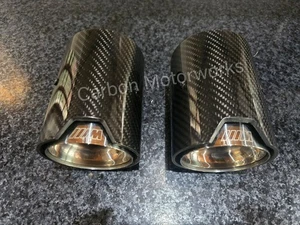 2 x Bmw Exhaust Tip Silver F20 F21 F22 F23 F30 F31 F32 M140i M135i 335i 435 - Picture 1 of 1